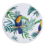 Green Leaves Beach Towel