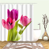 Decorative Flower Trees Shower Curtain