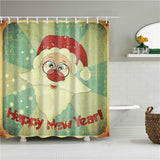Decorative Merry Christmas Shower Curtain