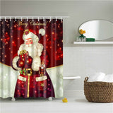 Decorative Merry Christmas Shower Curtain