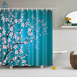 Floral Bamboo Dandelion Shower Curtain