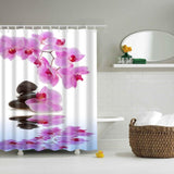 Floral Bamboo Dandelion Shower Curtain