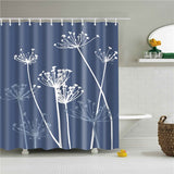 Floral Bamboo Dandelion Shower Curtain