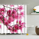 Floral Bamboo Dandelion Shower Curtain