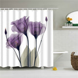 Floral Bamboo Dandelion Shower Curtain
