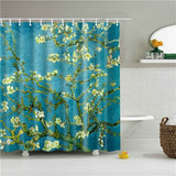 Floral Bamboo Dandelion Shower Curtain