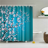 Floral Bamboo Dandelion Shower Curtain