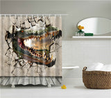 Elephant Octopus Shower Curtain
