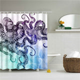 Elephant Octopus Shower Curtain