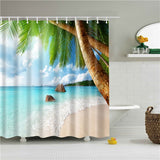 Decorative Abstract Trees Shower Curtain