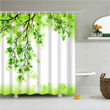 Decorative Abstract Trees Shower Curtain