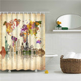 Vintage Style Shower Curtain