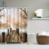 Forest trees Shower Curtain