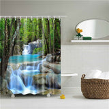 Forest trees Shower Curtain