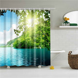 Forest trees Shower Curtain