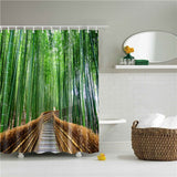 Forest trees Shower Curtain
