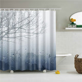 Forest trees Shower Curtain