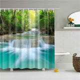 Forest trees Shower Curtain