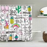 Fashion Red Shower Curtain