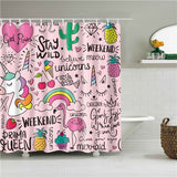 Fashion Red Shower Curtain