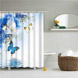 Butterfly Decor Shower Curtain
