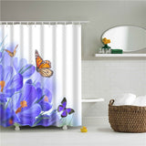 Butterfly Decor Shower Curtain