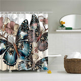 Butterfly Decor Shower Curtain