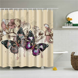 Butterfly Decor Shower Curtain