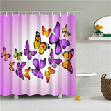 Butterfly Decor Shower Curtain