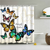 Butterfly Decor Shower Curtain