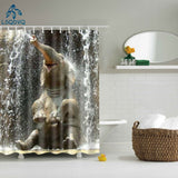 Cute Cartoon Animals Shower Curtain