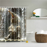 Cute Cartoon Animals Shower Curtain