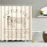 Cute Cartoon Animals Shower Curtain
