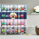 Cute Cartoon Animals Shower Curtain