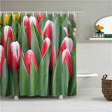 Beautiful Red Rose Shower Curtain
