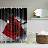 Beautiful Red Rose Shower Curtain
