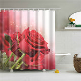 Beautiful Red Rose Shower Curtain