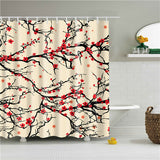 Beautiful Red Rose Shower Curtain