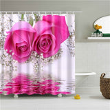 Beautiful Red Rose Shower Curtain